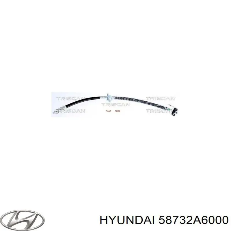 Шланг тормозной передний правый SL6622 ABS