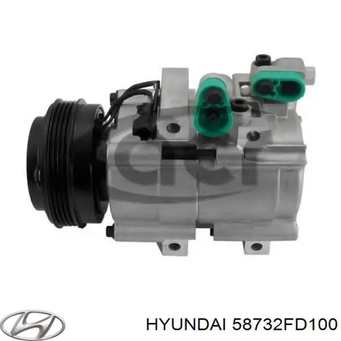 Шланг тормозной передний 58732FD100 Hyundai/Kia
