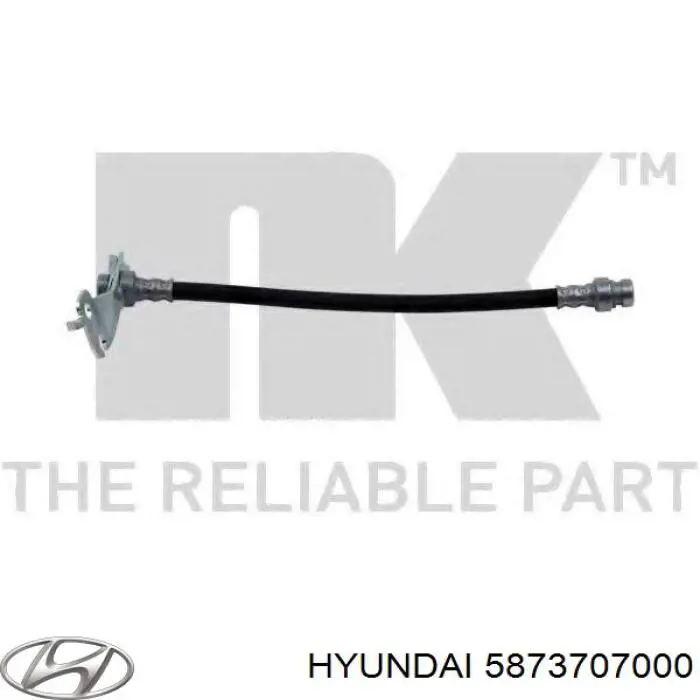 5873707000 Hyundai/Kia Шланг тормозной задний левый