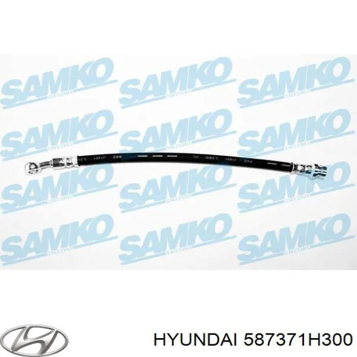 Купить 587371H300 Hyundai/Kia Шланг тормозной задний левый