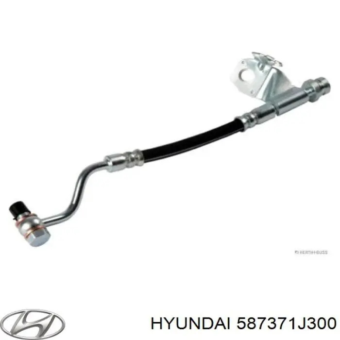 587371J300 Hyundai/Kia шланг тормозной задний левый