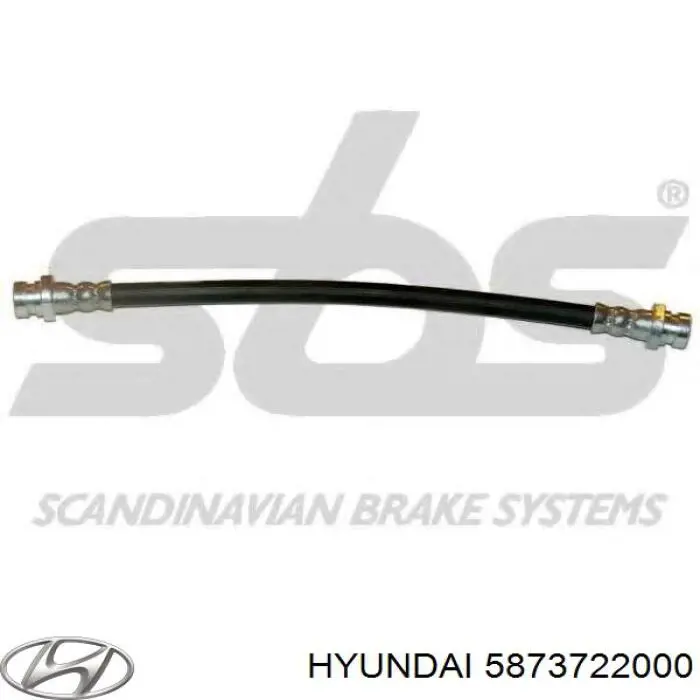 Тормозной шланг задний Hyundai/Kia 5873722000 цена, от 6.84 USD