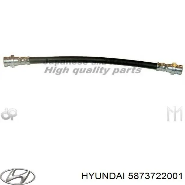 5873722001 Hyundai/Kia шланг тормозной задний