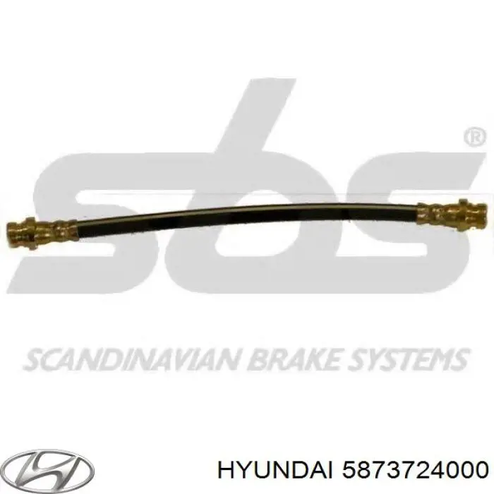 Купить 5873724000 Hyundai/Kia Задний тормозной шланг