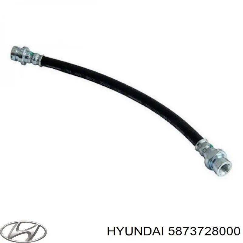 5873728000 Hyundai/Kia шланг тормозной задний