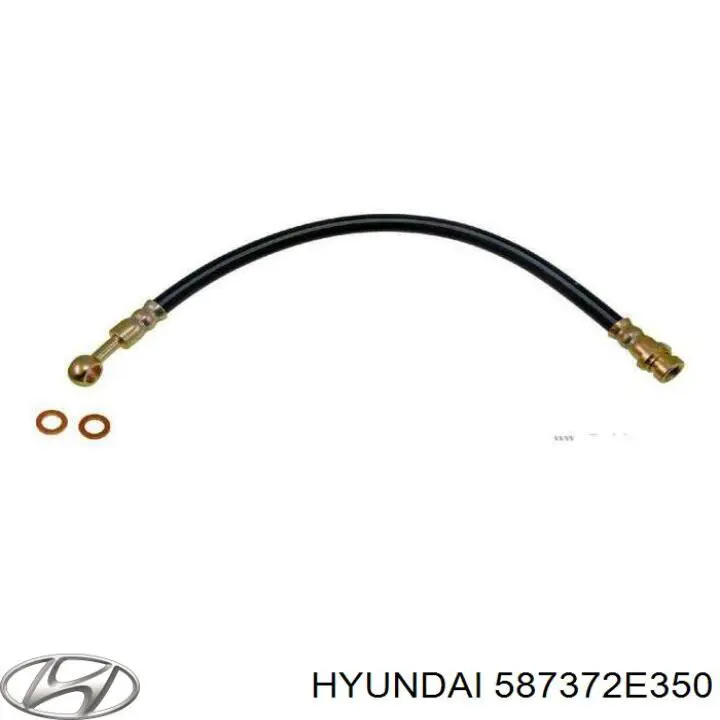 Шланг тормозной задний левый Hyundai/Kia 587372E350