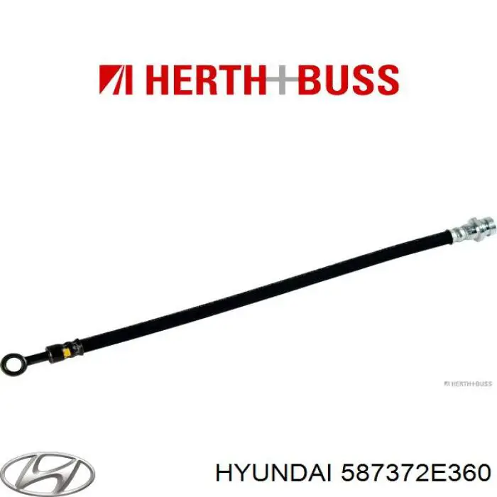 Купить 587372E360 Hyundai/Kia Шланг тормозной задний правый
