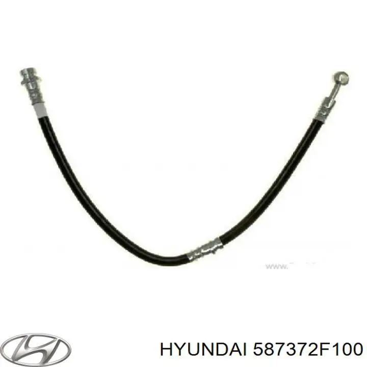 Шланг тормозной задний Hyundai/Kia 587372F100