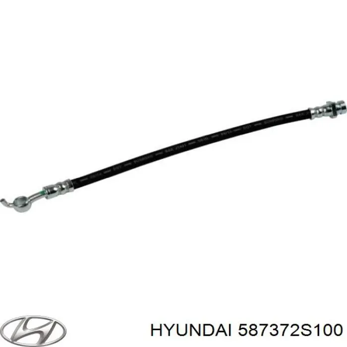 587372S100 Hyundai/Kia шланг тормозной задний левый