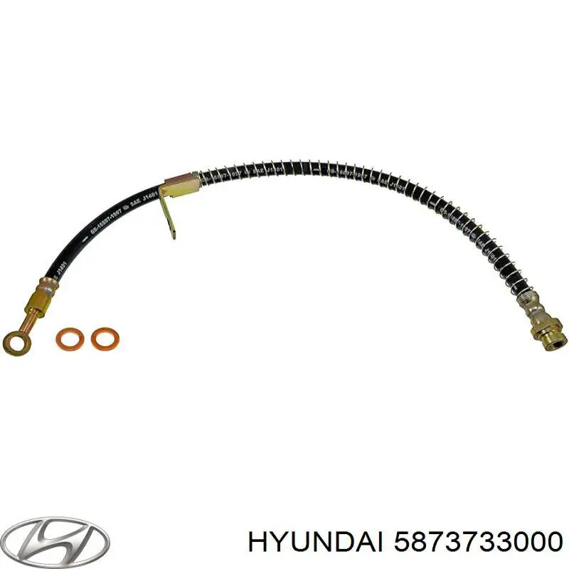 Купить 5873733000 Hyundai/Kia Задний тормозной шланг