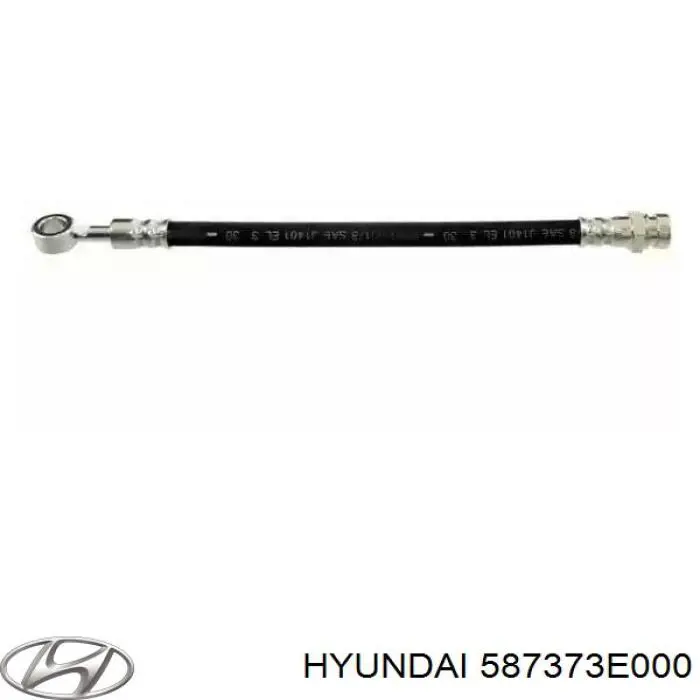 587373E000 Hyundai/Kia шланг тормозной задний