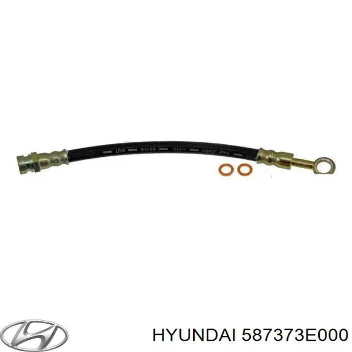 Тормозной шланг задний Hyundai/Kia 587373E000 цена, от 6.43 USD
