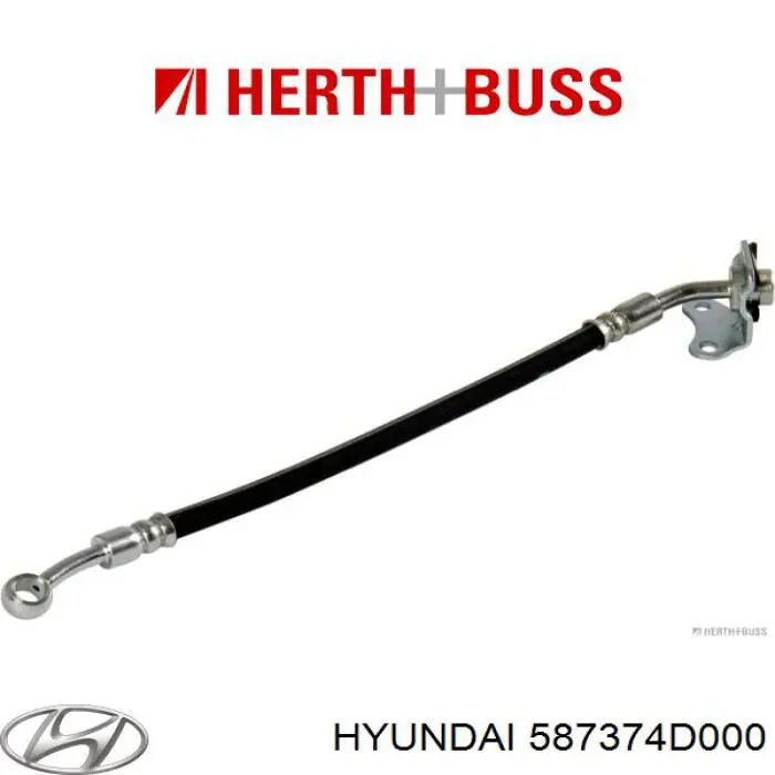 Tubo flexible de frenos trasero izquierdo 587374D000 Hyundai/Kia