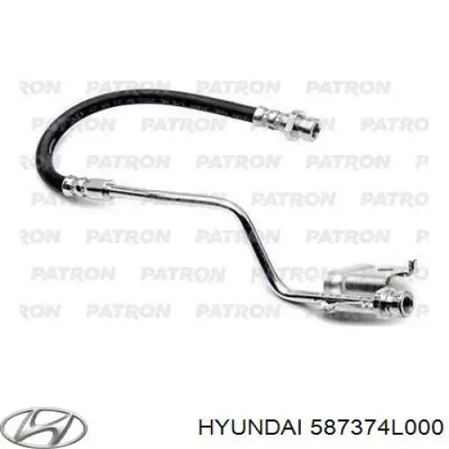 Шланг тормозной задний, левый Hyundai/Kia 587374L000 цена, от 7.17 USD