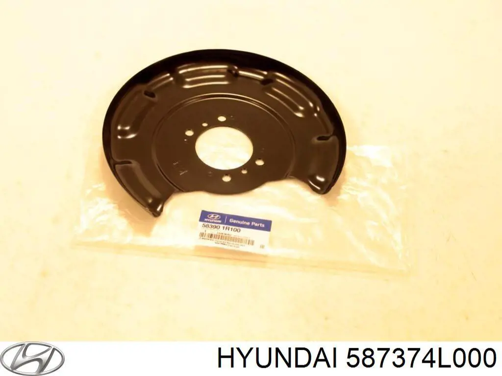 587374L000 Hyundai/Kia Шланг тормозной задний левый