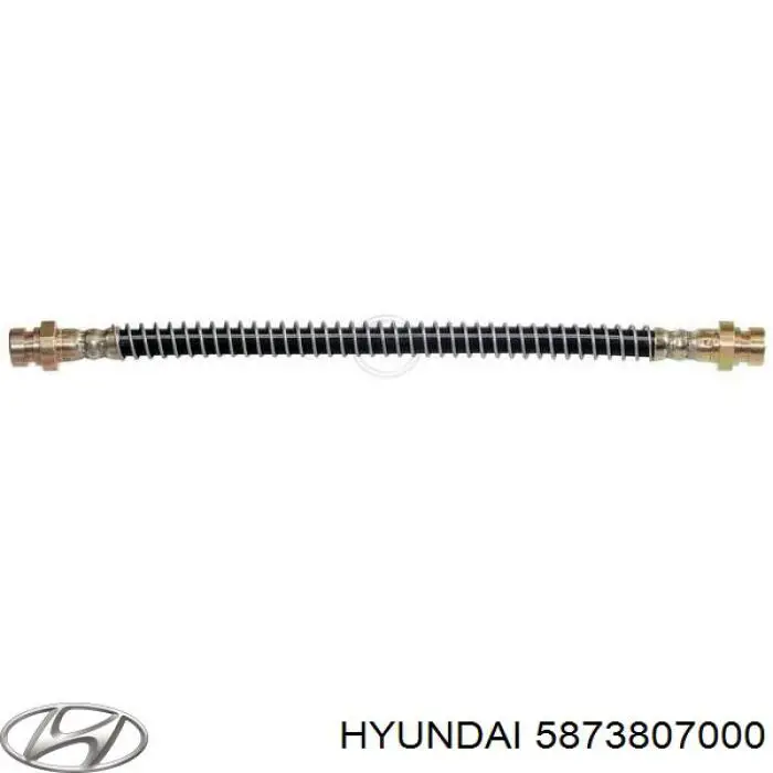 5873807000 Hyundai/Kia шланг тормозной задний правый