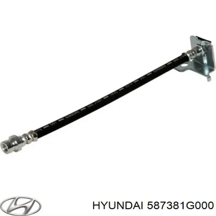 587381G000 Hyundai/Kia шланг тормозной задний левый