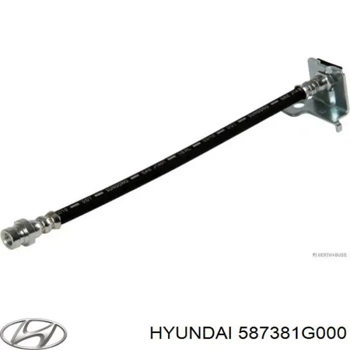 Купить 587381G000 Hyundai/Kia Шланг тормозной задний левый