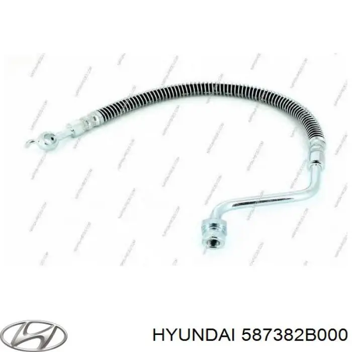 Шланг тормозной задний, правый Hyundai/Kia 587382B000 цена, от 43.63 USD