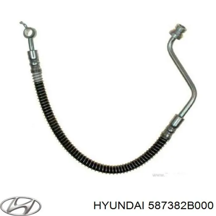 Купить 587382B000 Hyundai/Kia Шланг тормозной задний правый