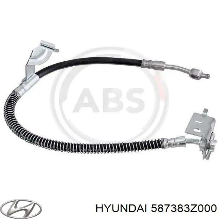 587383Z000 Hyundai/Kia Шланг тормозной задний правый