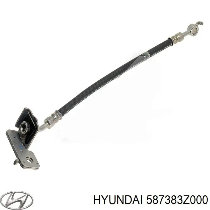 Купить 587383Z000 Hyundai/Kia Шланг тормозной задний правый
