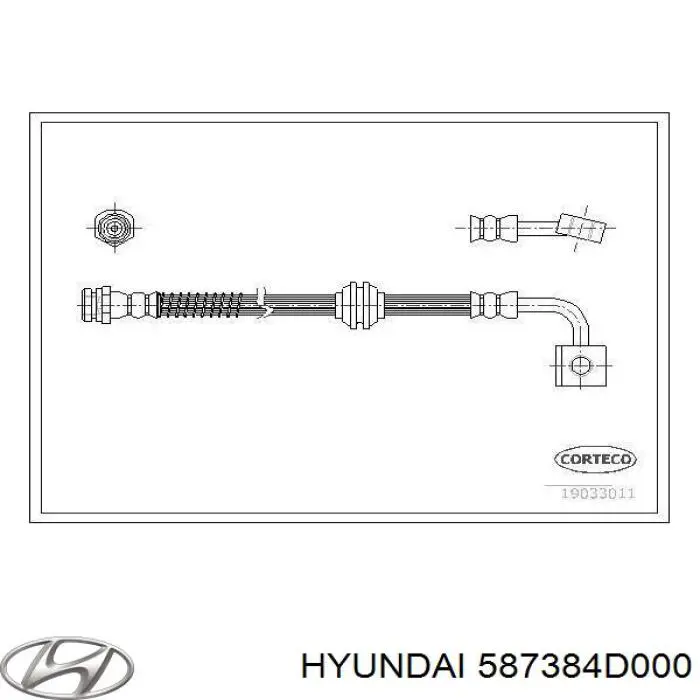 815018116 Triscan Шланг тормозной задний правый