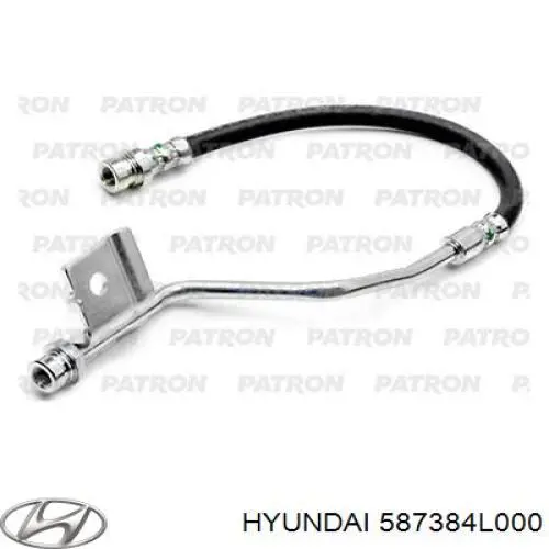 587384L000 Hyundai/Kia Шланг тормозной задний правый