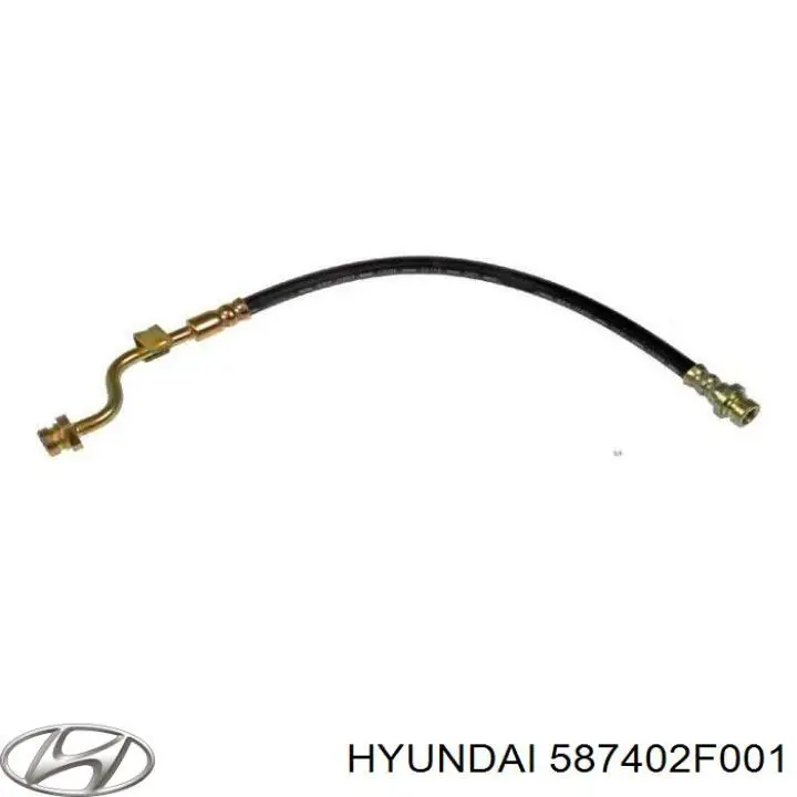 587402F001 Hyundai/Kia Шланг тормозной передний правый