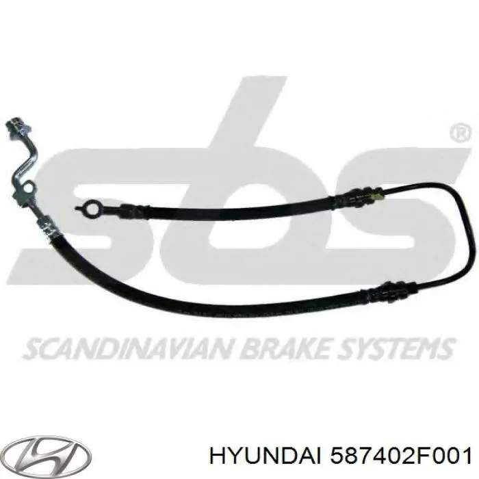 Тормозной шланг Hyundai/Kia 587402F001 цена, от 19.00 USD