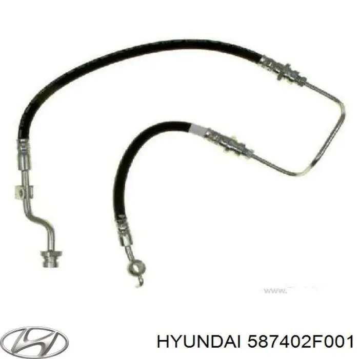 Передний правый тормозной шланг Hyundai/Kia 587402F001
