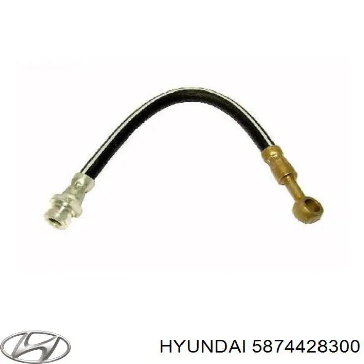 5874428300 Hyundai/Kia шланг тормозной задний