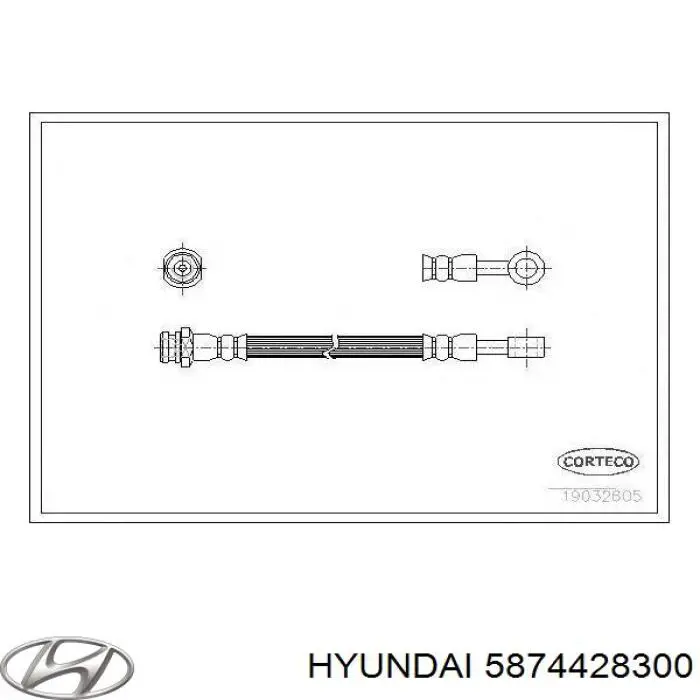 22313 Quick Brake Гибкая тормозная трубка задняя