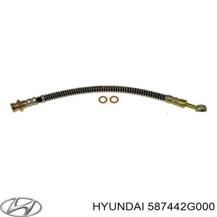 Шланг тормозной задний, левый Hyundai/Kia 587442G000 цена, от 7.28 USD