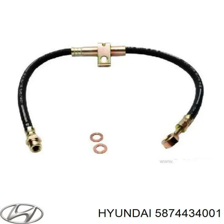 Шланг тормозной задний, левый Hyundai/Kia 5874434001 цена, от 15.03 USD