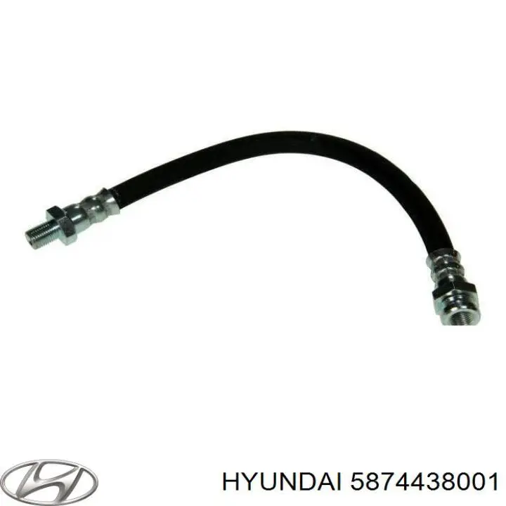 Шланг тормозной задний Hyundai/Kia 5874438001