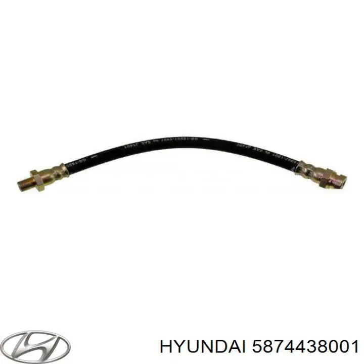 SL5626 ABS Гибкая тормозная трубка задняя