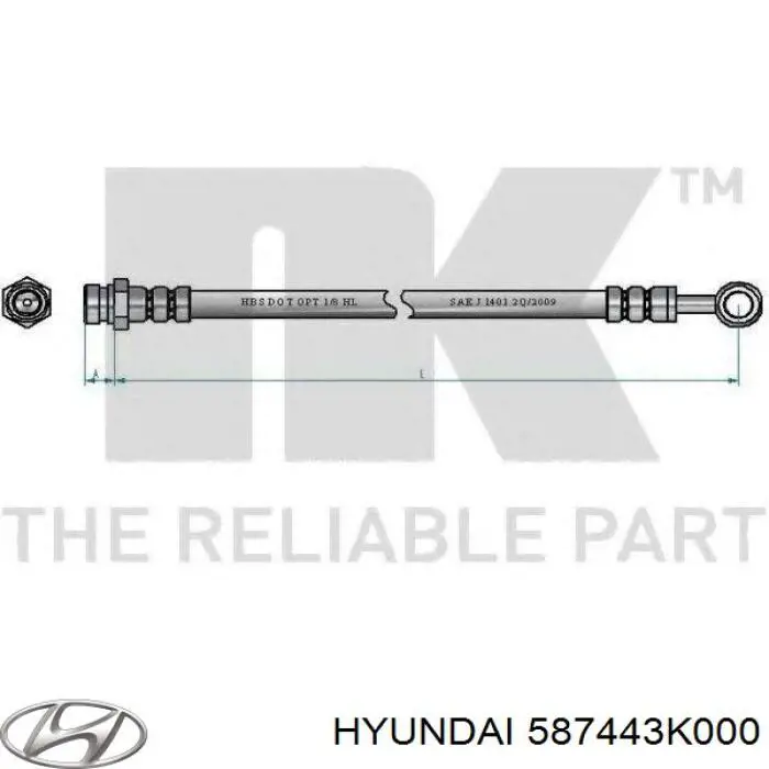 587443K000 Hyundai/Kia