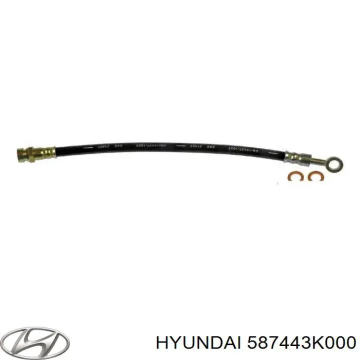 Шланг тормозной задний Hyundai/Kia 587443L000