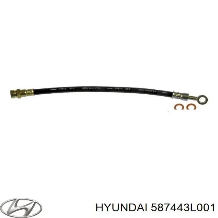 Tubo flexible de frenos trasero 587443L001 Hyundai/Kia