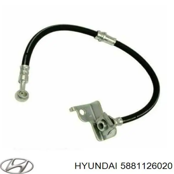 5881126020 Hyundai/Kia шланг тормозной передний правый