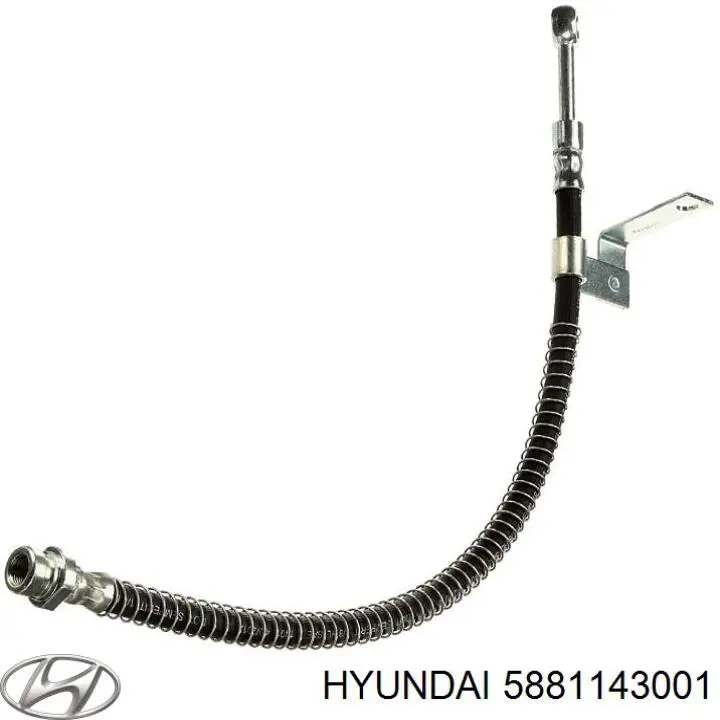 5881143001 Hyundai/Kia шланг тормозной передний