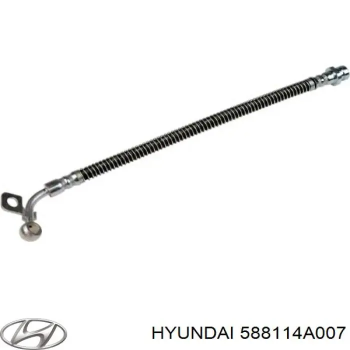 Купить 588114A007 Hyundai/Kia Шланг тормозной передний, правый