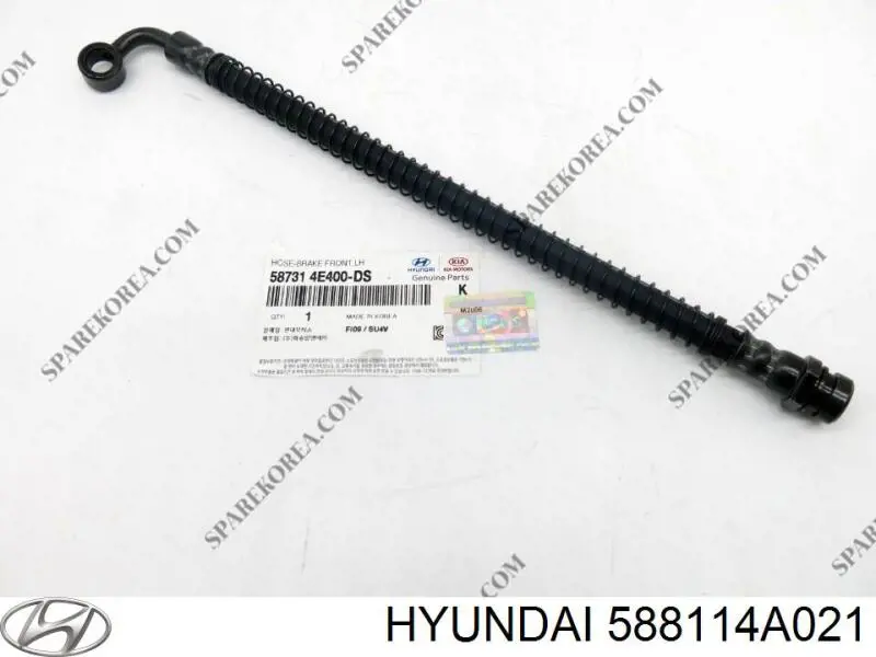 Гибкая тормозная трубка передняя на Hyundai H-1 STAREX Starex 