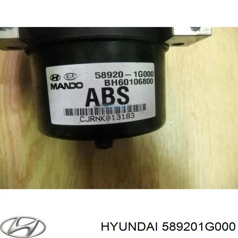 589201G000 Hyundai/Kia unidade hidráulico de controlo abs