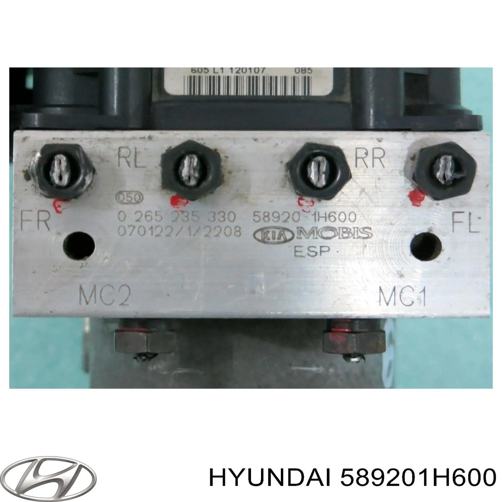 Гидроблок АБС Hyundai/Kia 589201H600 цена, от 14.79 USD