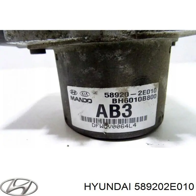 Блок управления АБС (ABS) гидравлический 589202E010 Hyundai/Kia