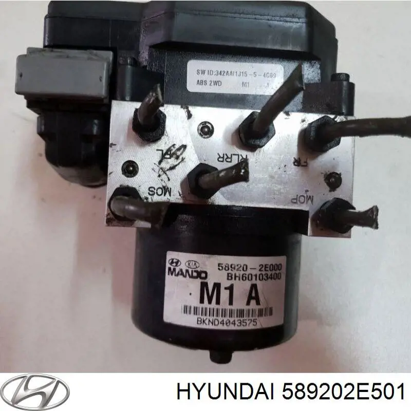 589202E501 HYUNDAI Módulo hidráulico ABS original y equivalente