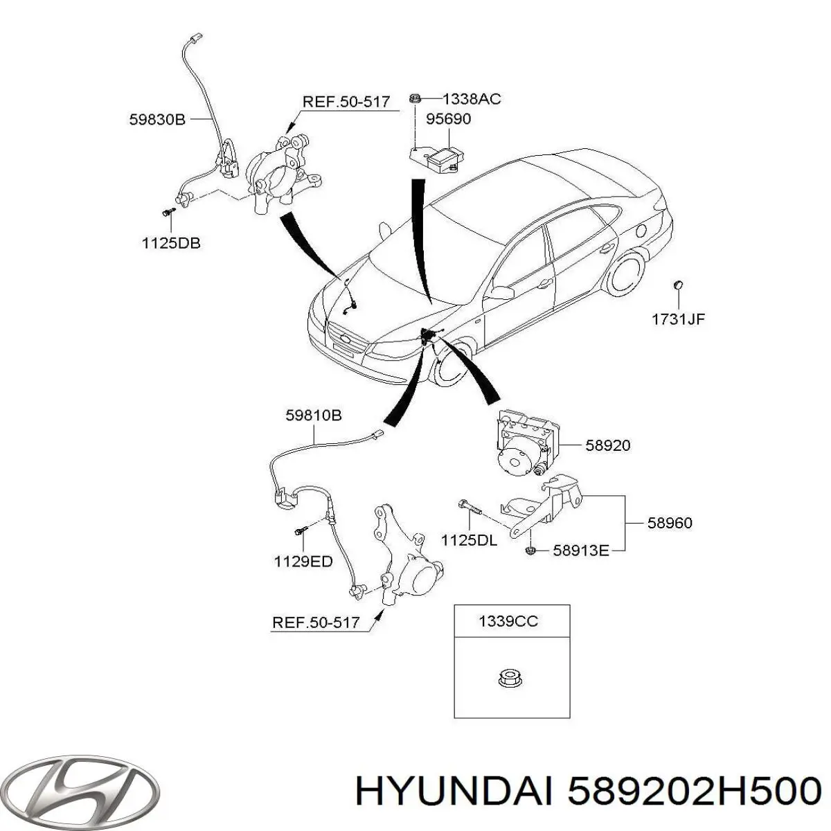  589202H500 Hyundai/Kia