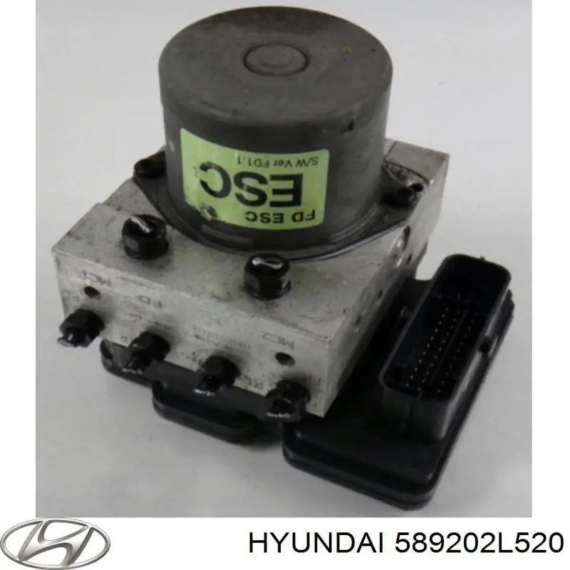 589202L520 Hyundai/Kia блок управления абс (abs гидравлический)